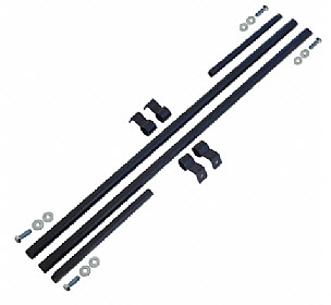 Telescopic fastening for cilindrical tank