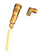 80% Fill Valve 12L Bottle 230mm 0°