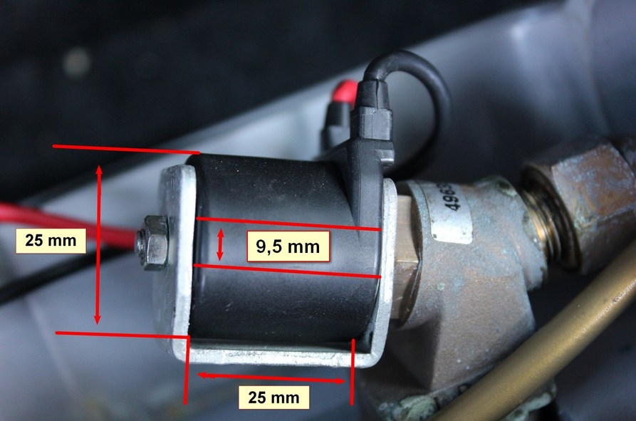 Coil for OMB electronic acquisition valve type Magix