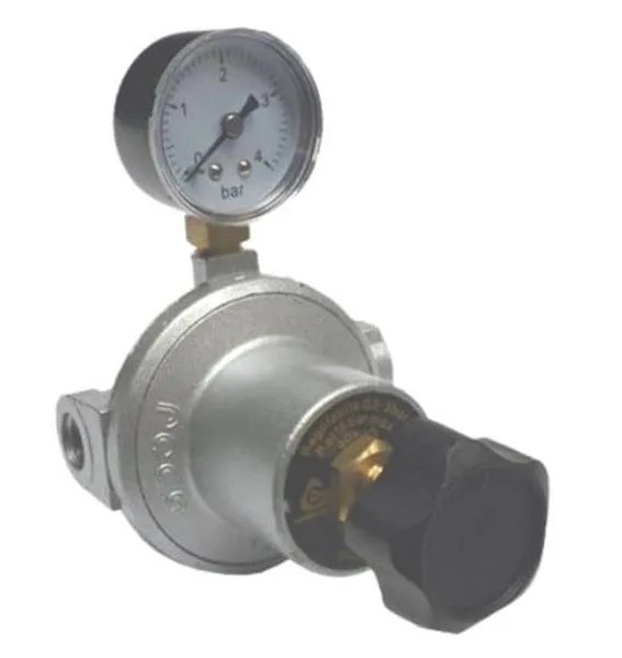 Voorontspanner 0,5-3 bar, 40kg/u +manometer