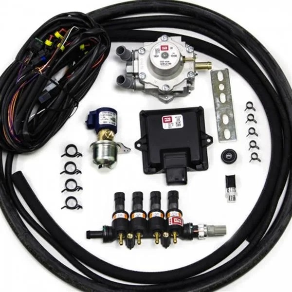 LPG Sequent 32 OBD kit, 4-cyl., BRC MY09 MAX inj., Genius MB1200 TH2O red