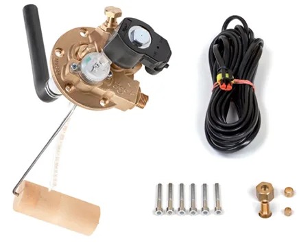 Multivalve 244 mm 0° for camper LPG tank