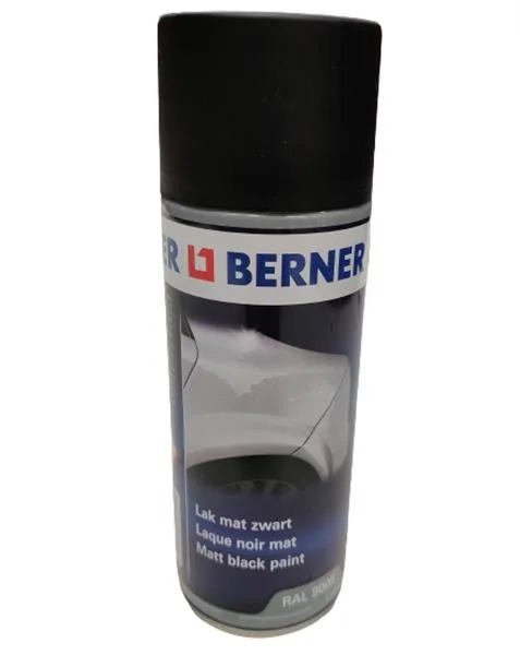 Laque en Aérosol Durable Noir Mat RAL 9005