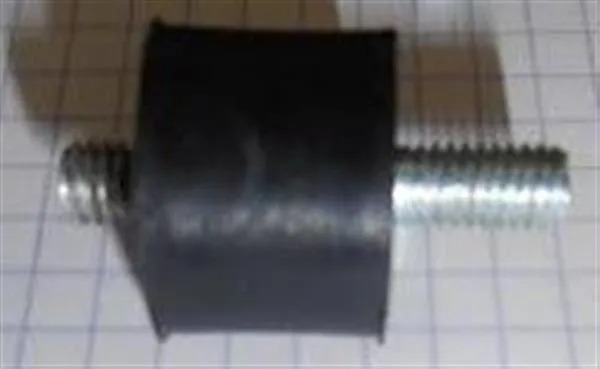Silent block for Bigas silver rail / thread M6