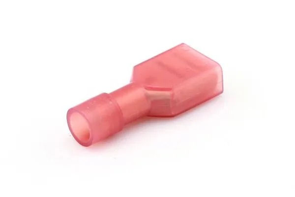Faston receptacle 0.5–1.5mm² red 6.3 per unit