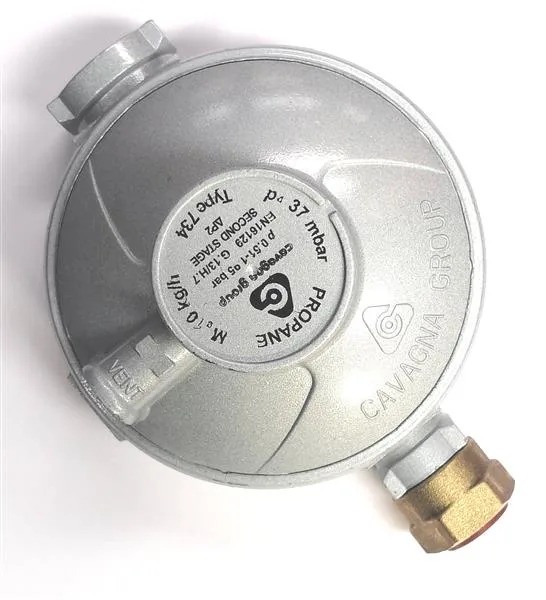 Tweede trapsdrukregelaar 37mbar 10kg/u NBN D 51-006