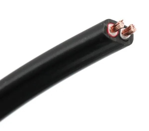 Fil plat à 2 conducteurs 2x2.5mm Rouge/Noir - 50 mètres