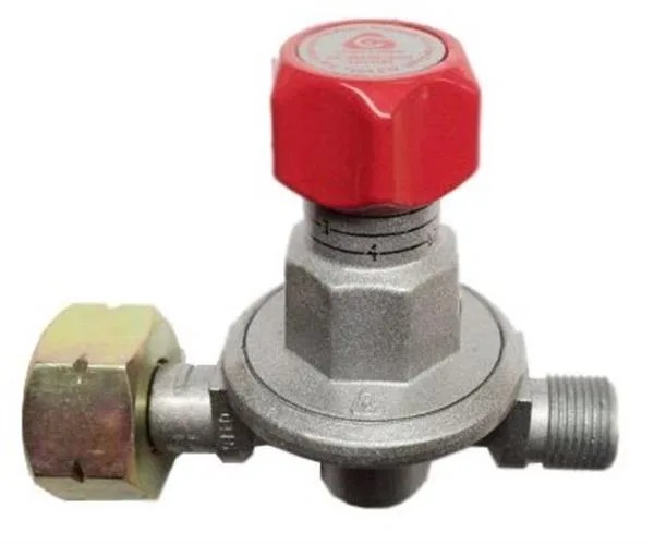 HP Kombi Gasfles Drukregelaar 0,5-4bar, 8-14kg/h 3/8L
