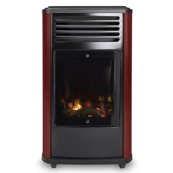 Manhattan Rolkachel op Gasfles in Rood Burgundy