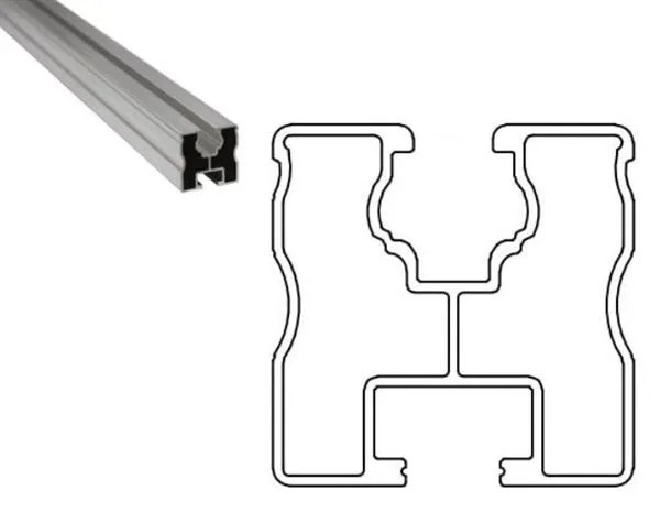 6 Meter Aluminum Solar Panel Profile