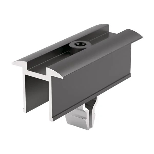 Black mid clamp solar panels 30-40mm Allimex