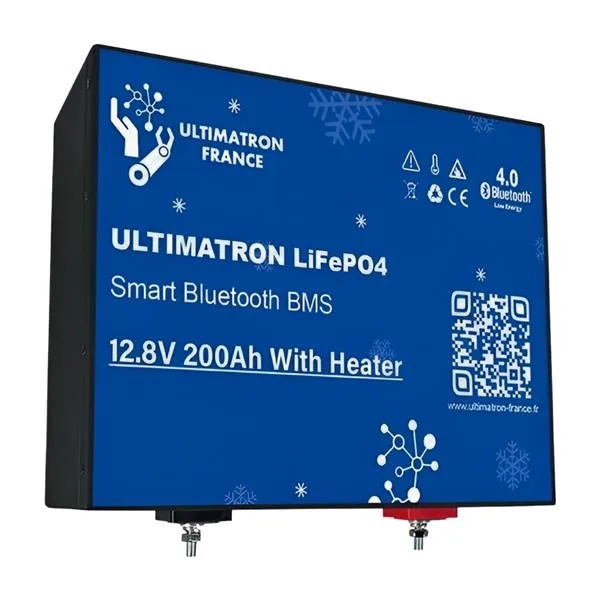 Ultimatron 12.8V 200Ah LiFePO4 Battery Heated