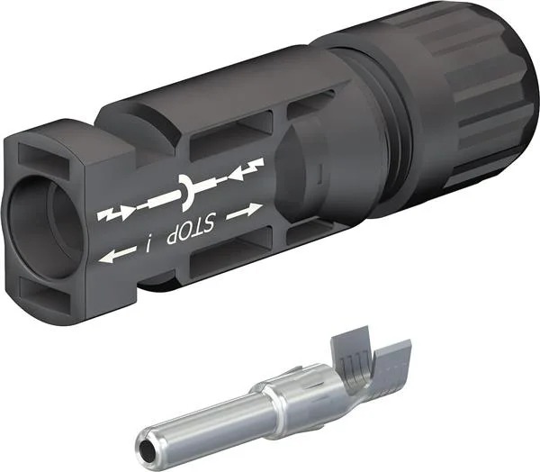 MC4 male PV connector waterproof for solar panels