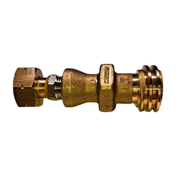 Adaptateur bouteille de gaz européenne vers raccord REGO USA