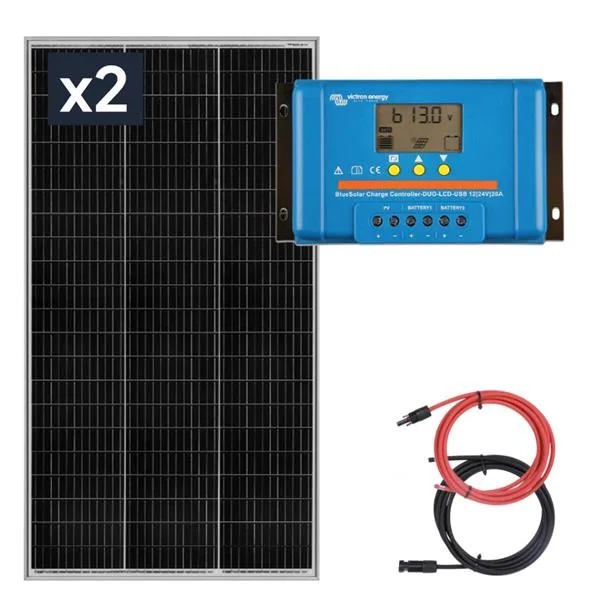 Solar kit 2x180W with 20A LCD controller