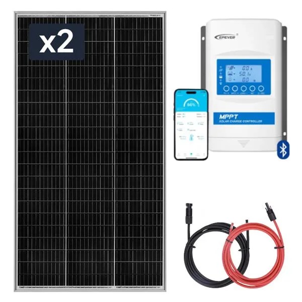 Camper solar panel kit 2x180W MPPT