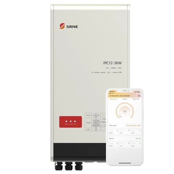 SRNE IPC12-3KW Inverter Charger 12V 3000W 120A
