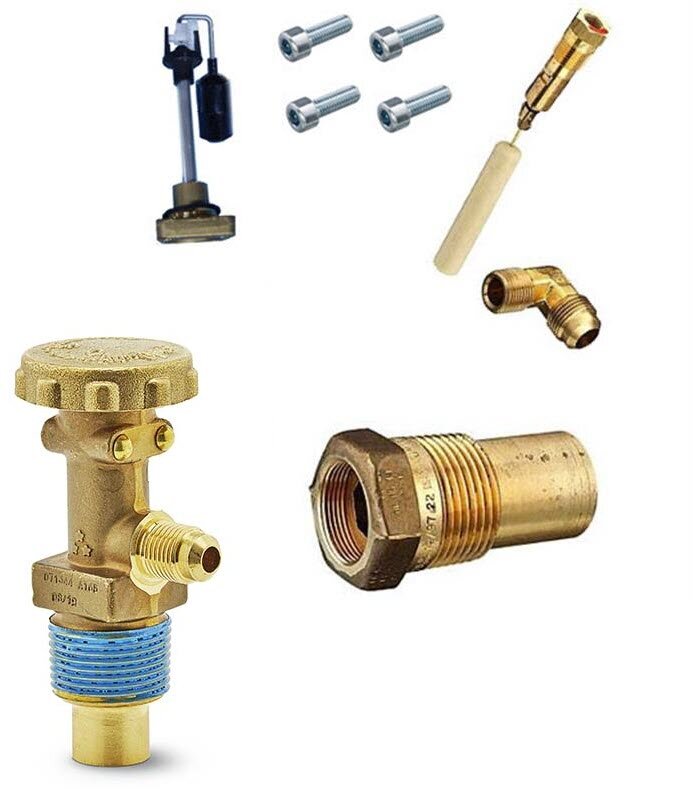 Valves for vapour tank with manual outlet valve