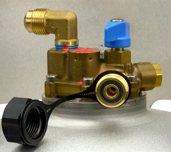 Multivalve Alugas 27.2L German (blue tap)
