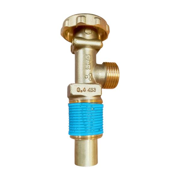 Manual service valve DIN - Shell male left thread