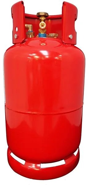 Bouteille LPG 27L raccord pour tuyau de remplissage