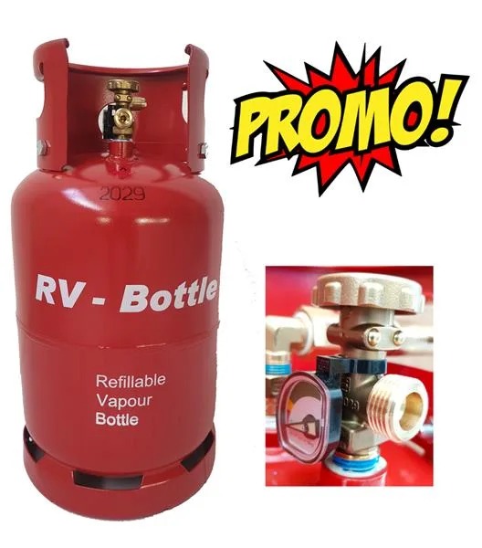 Bouteille GPL rechargeable 26,5ltr. 11kg léger