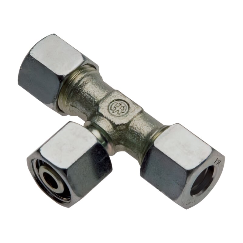Raccord en T 8x8x8 acier M14x1,5 pour GPL/CNG