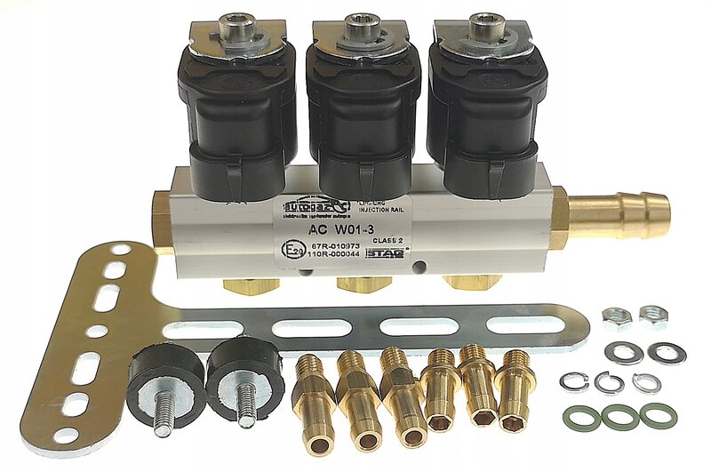 AC STAG W01 Injektorleiste 3-Zylinder LPG CNG