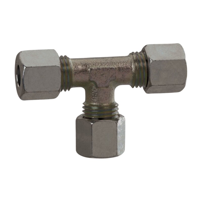 Raccord en T à sertir 8x8x8mm GOK
