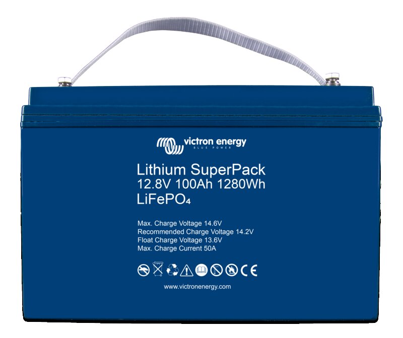 Victron Lithium SuperPack 12.8V/100Ah (M8) Battery