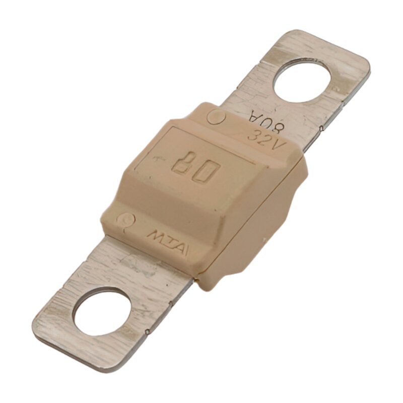 Midi Fuse 80A White - MTA, 32V, Hole Spacing 30mm