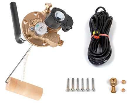 Multivalve 360 mm 0° liquid phase for LPG tank