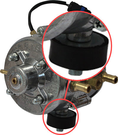 BIGAS Silent block reducer M8x15/M8x7,5 - d30/h15