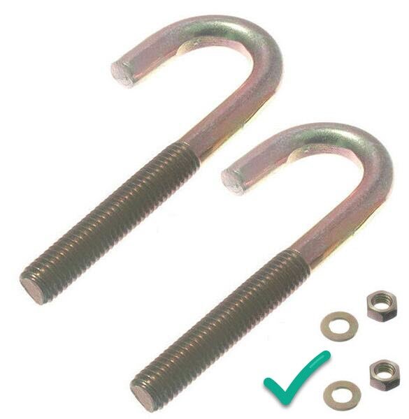 Hooks to fix LPG-bottle on the floor (2x)