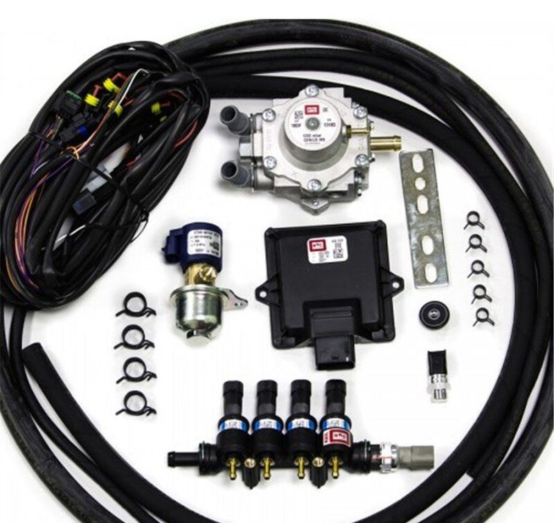 BRC-kit Sequent 32, 4 cyl. blue injectors MB1200