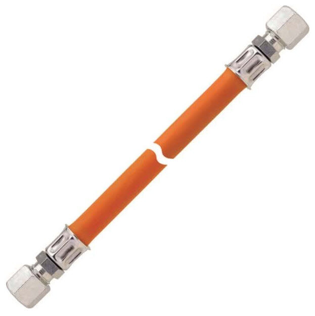 Gasslang 80 cm 8 mm x 8 mm (oranje)