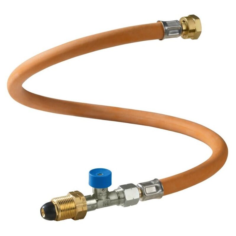 Tuyau de gaz avec protection contre la rupture de tuyau POL x M20x1.5