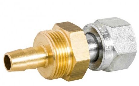 Raccord Réservoir 4-Trous 8mm PVC