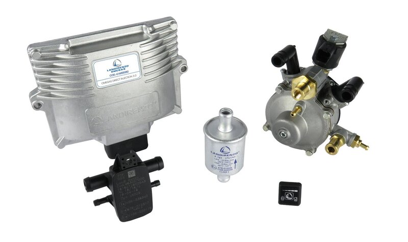 LPG kit 2-4C Omegas Direct 1.0 with additional channel