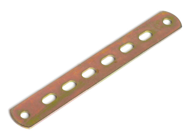 Bevestigingsplaatje - 150x20x2 mm - ø6